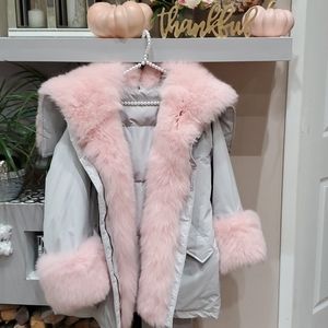 Amazing!!!, Woman, Natural Fox Fur Coat